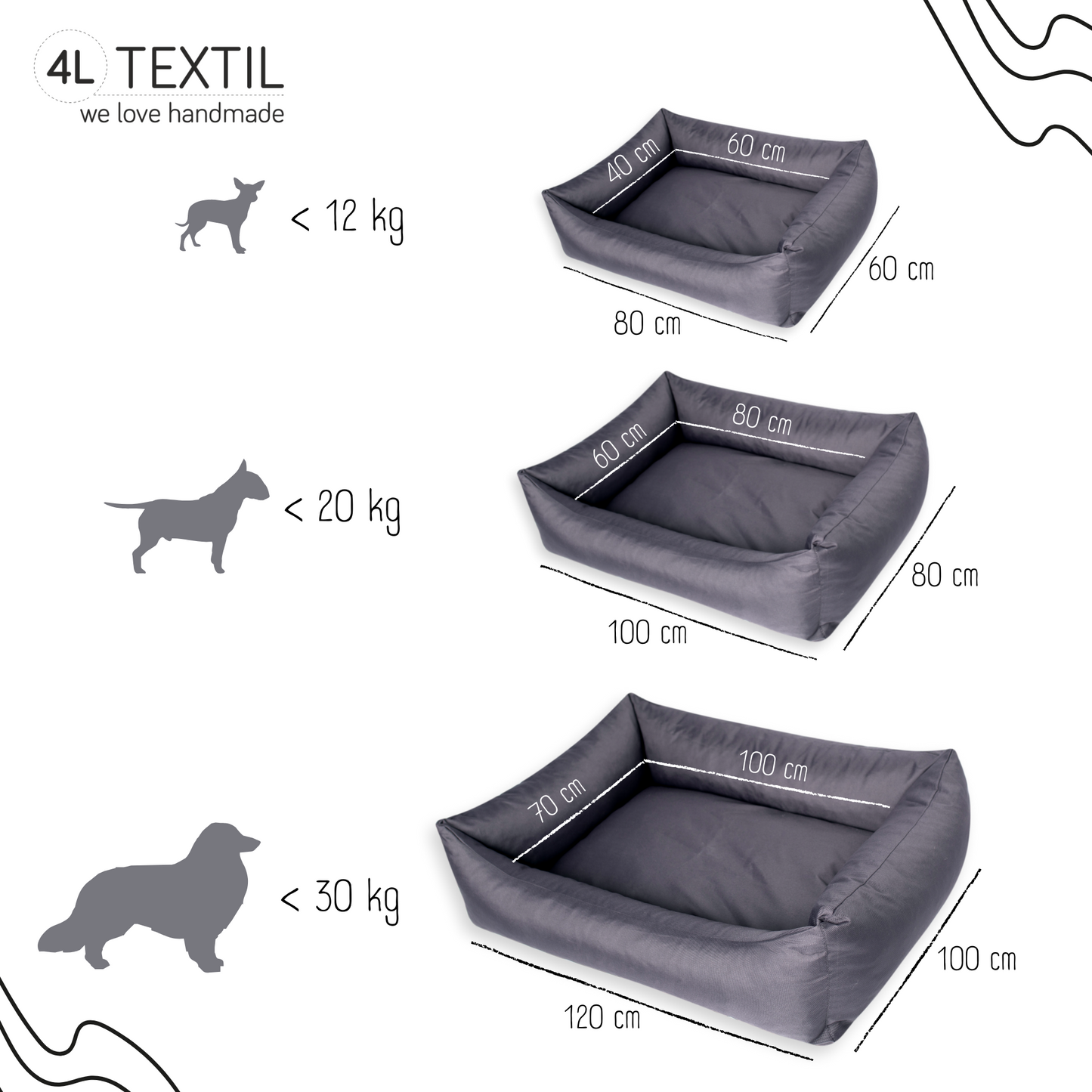 KOKO Wasserabweisendes Hundebett