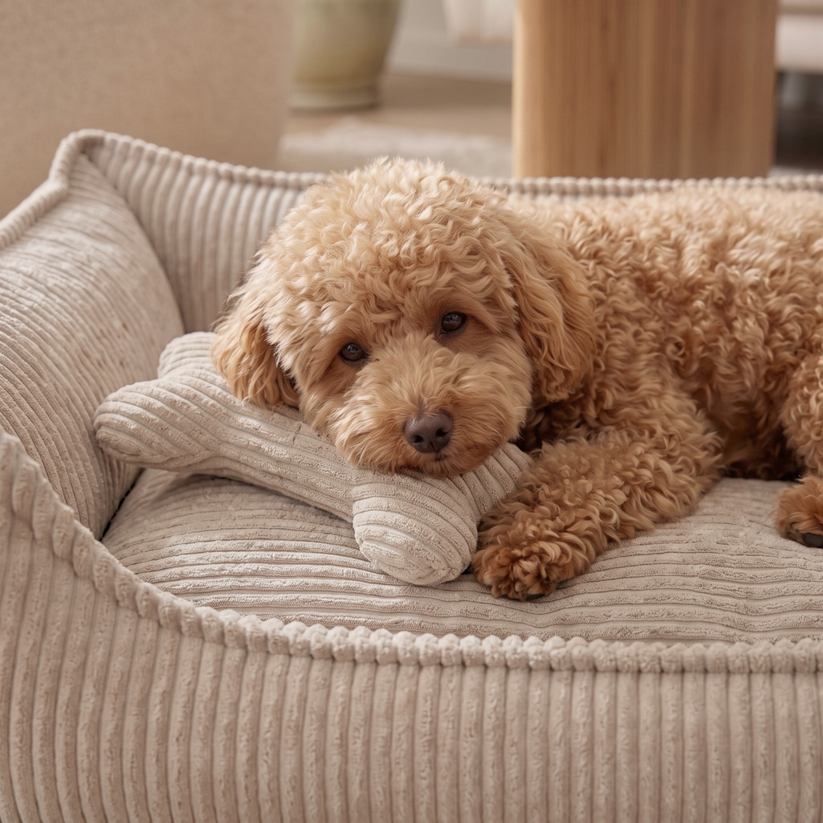 Hundespielzeug Knochen aus Cord