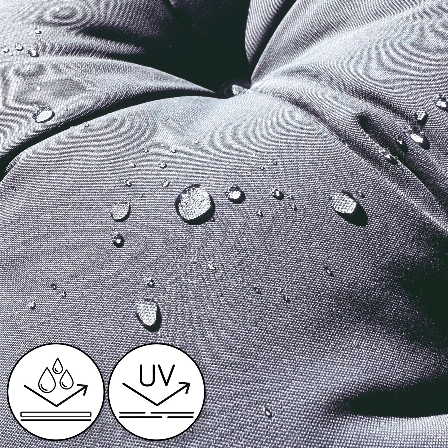 PREMIUM Hochlehner/Niedriglehner Auflagen, Stuhlauflagen UV-beständig wetterfest