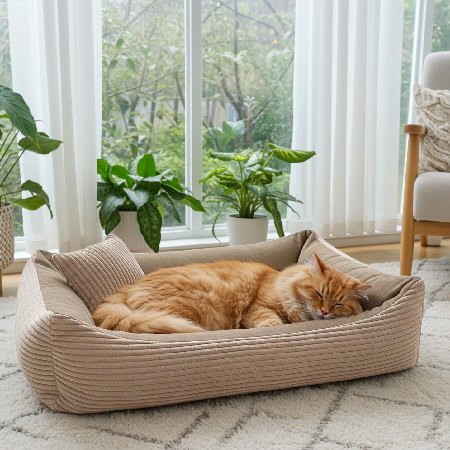 MOLLY Katzenbett aus Cord