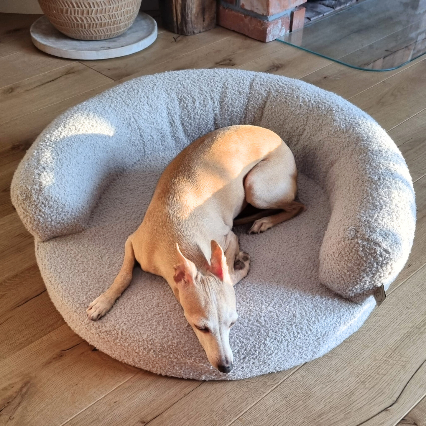 JEFFY Hundebett Bouclé-Sofa PREMIUM-LINE