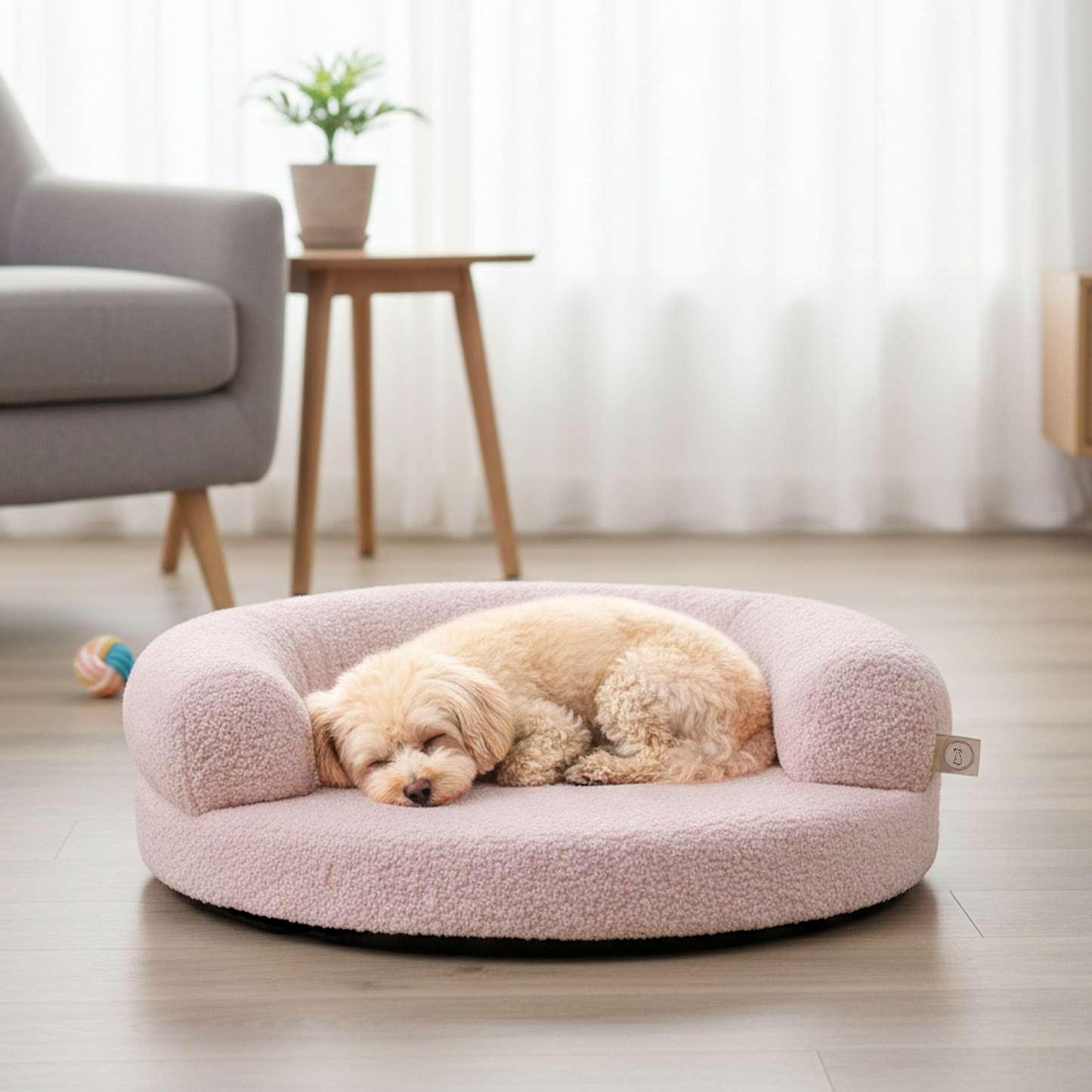 JEFFY Hundebett Bouclé-Sofa PREMIUM-LINE