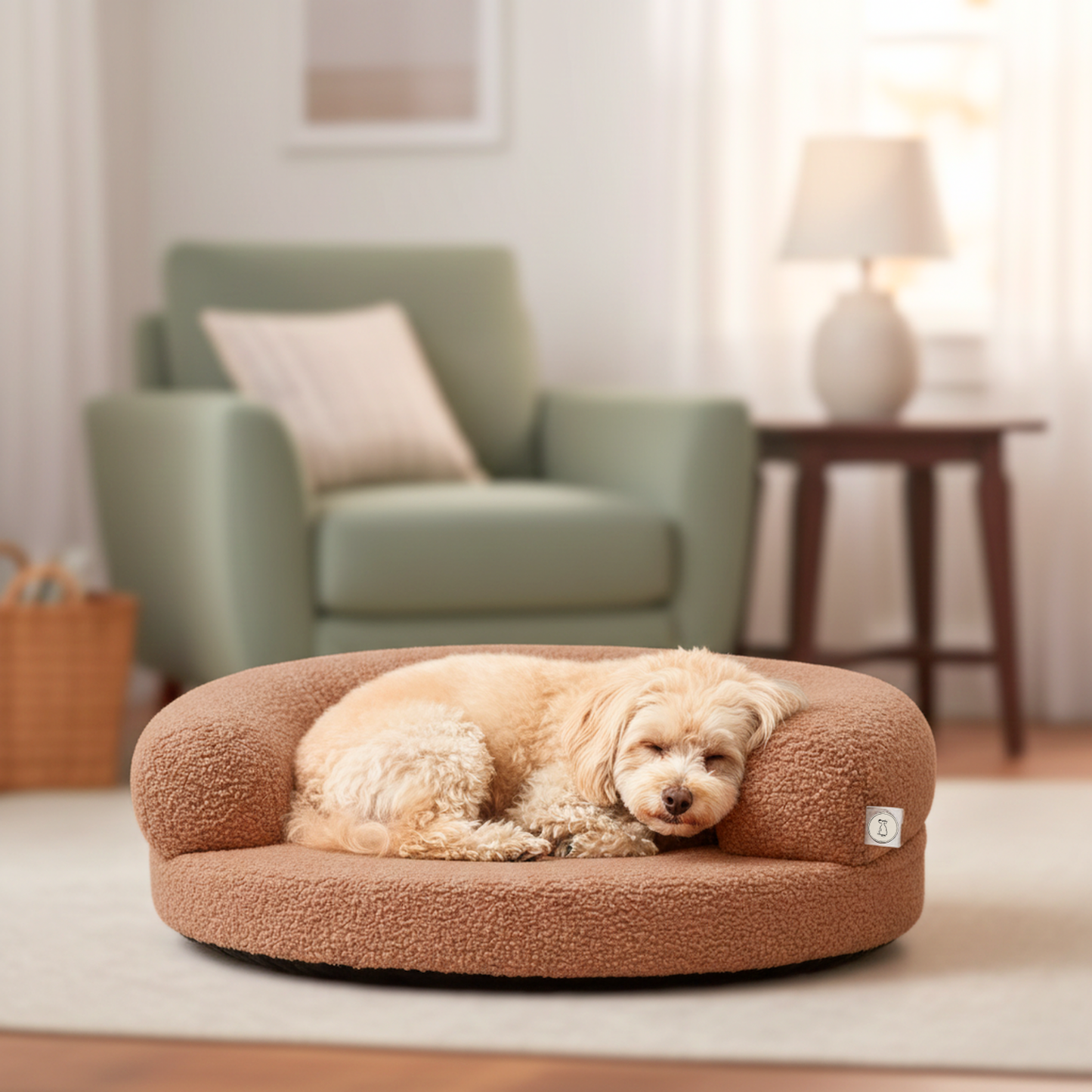 JEFFY Hundebett Bouclé-Sofa PREMIUM-LINE