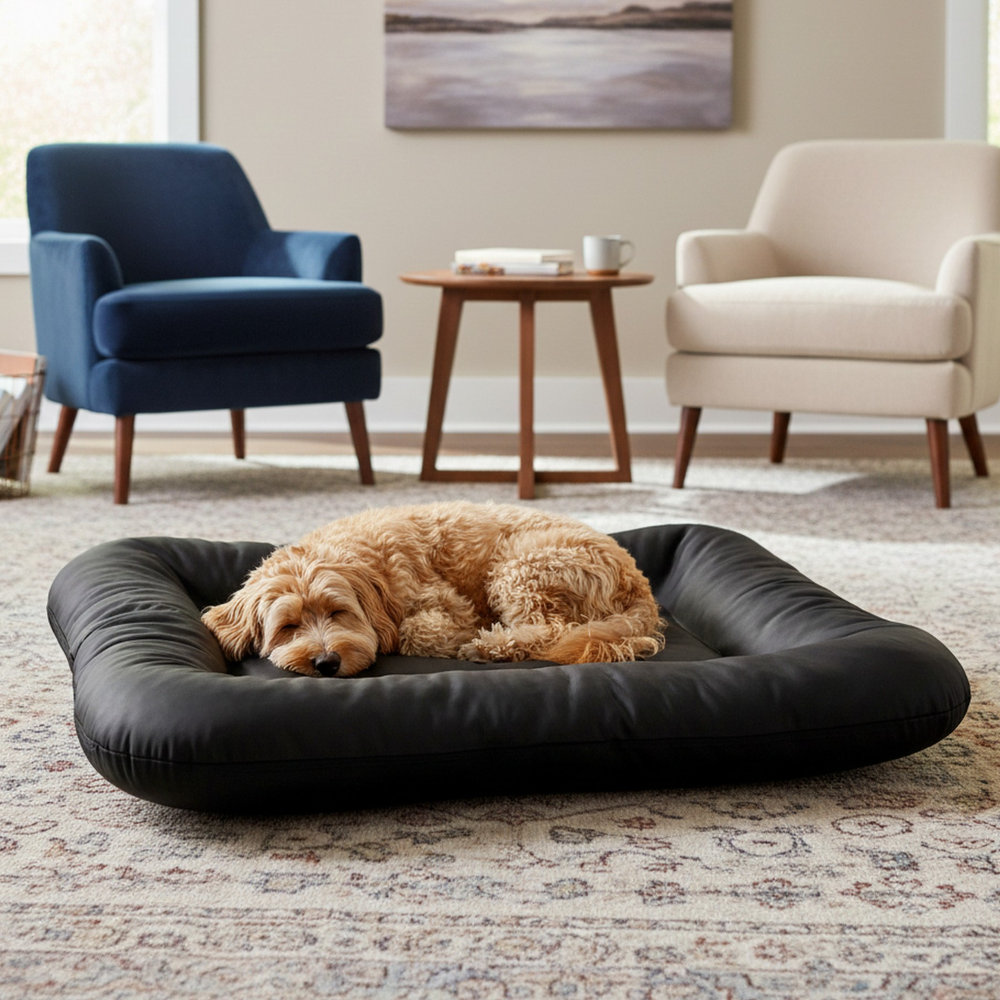 ELLA Hundematratze aus Kunstleder