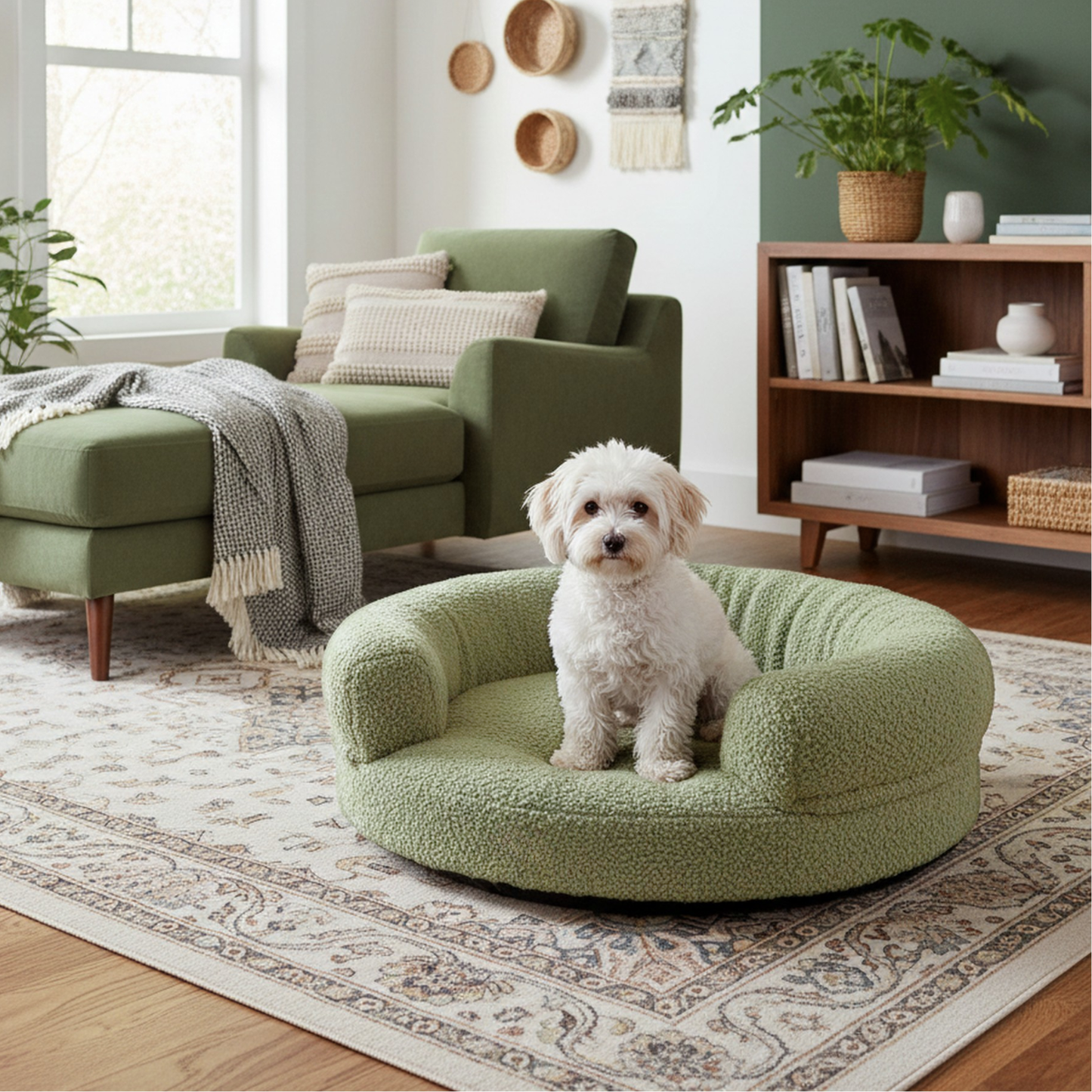 JEFFY Hundebett Bouclé-Sofa PREMIUM-LINE