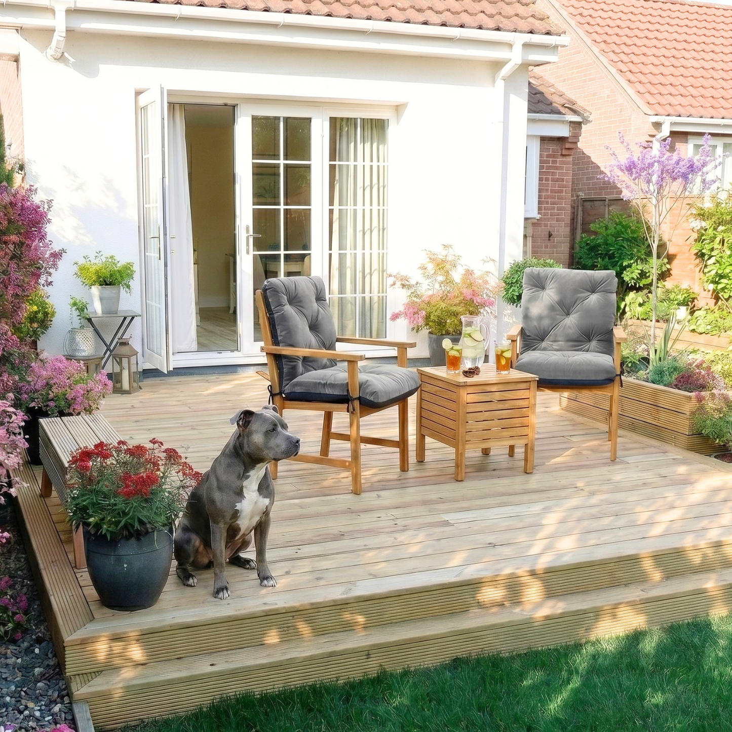 Hochlehner/Niedriglehner Auflagen, Gartenstuhlauflagen