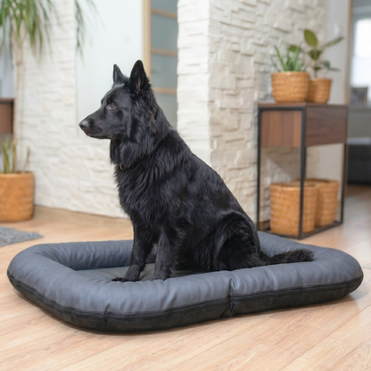 ELLA Hundematratze - Hundebett aus Kunstleder