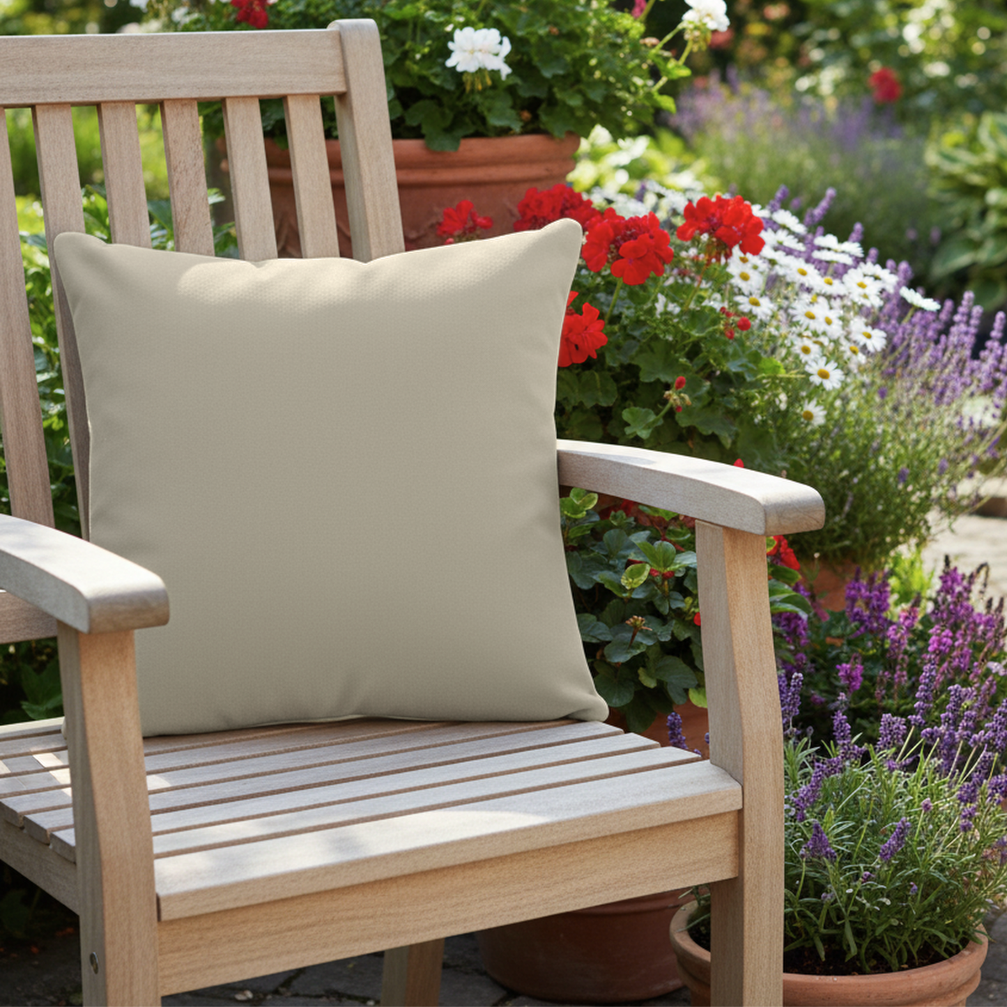 PREMIUM Dekokissen für Gartenmöbel UV-beständig wetterfest
