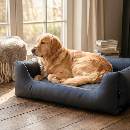 MARIO Orthopädisches Hundebett aus Kunstleder
