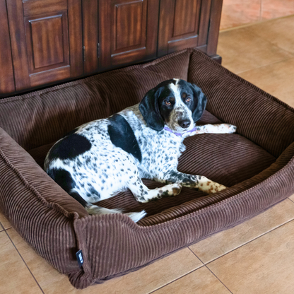 HUGO Orthopädisches Hundebett aus Cord PREMIUM-LINE