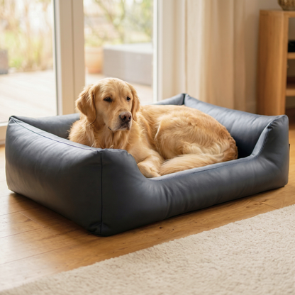 MARIO Orthopädisches Hundebett aus Kunstleder