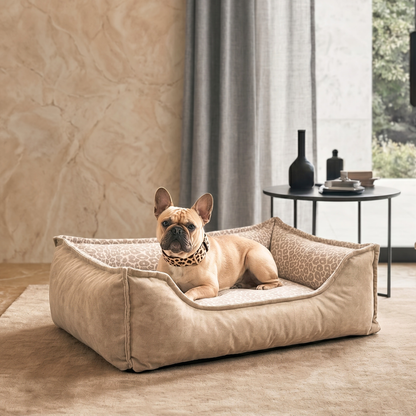 Orthopädisches Hundebett LEOPARD GLAM