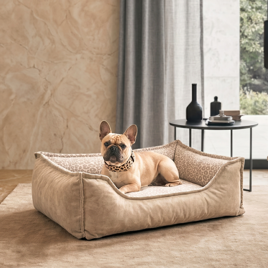 LEOPARD GLAM Orthopädisches Hundebett