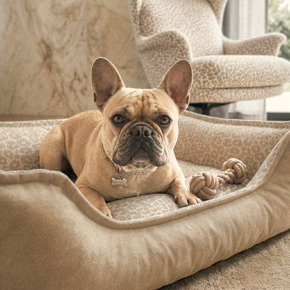Orthopädisches Hundebett LEOPARD GLAM