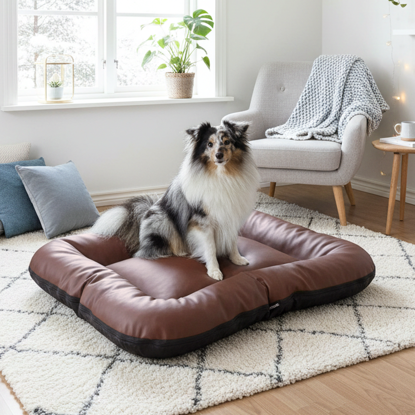 ELLA Hundematratze aus Kunstleder