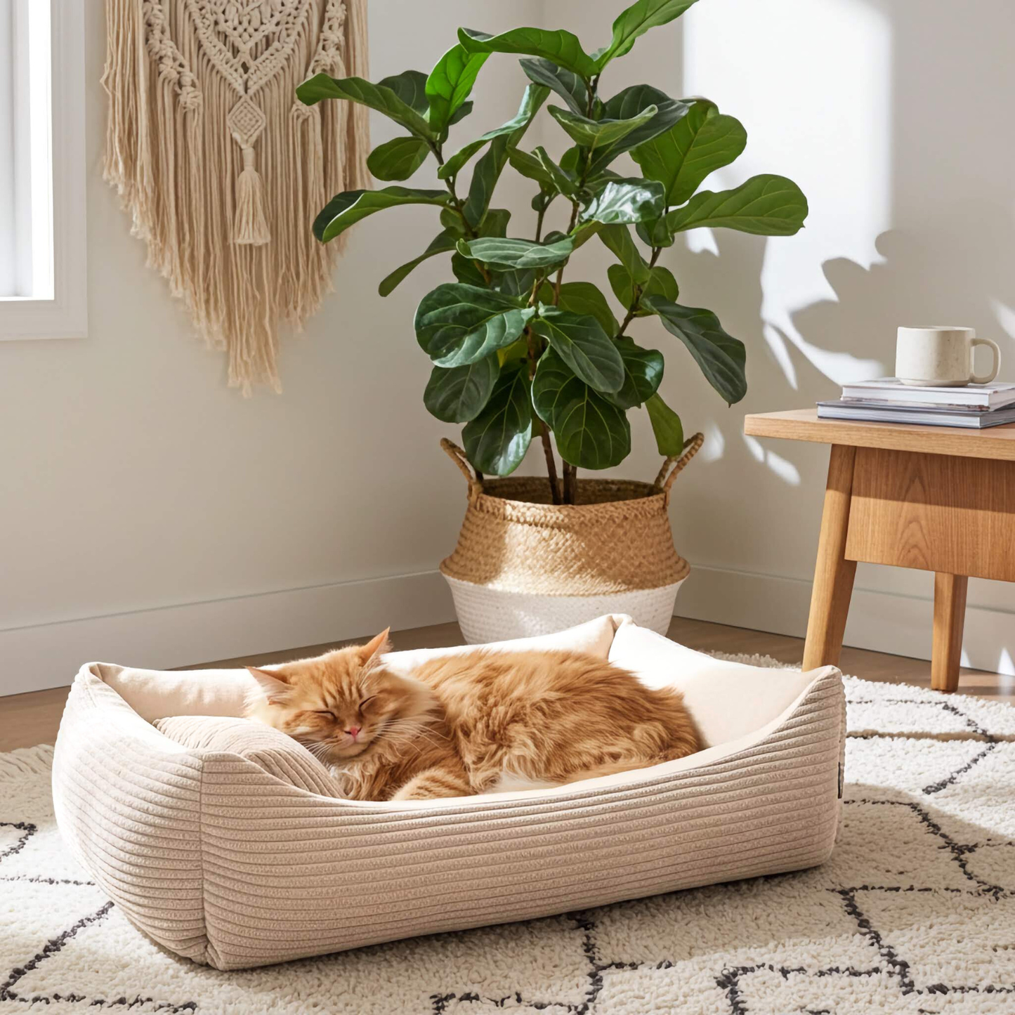 MOLLY Katzenbett aus Cord