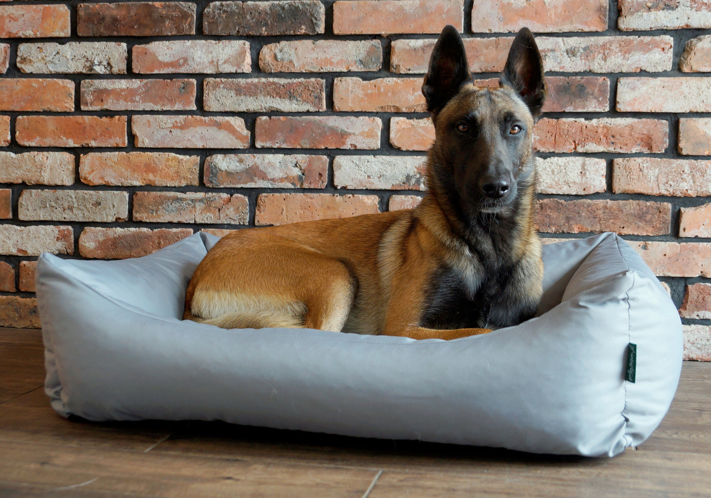 KOKO Hundekorb mit abnehmbarem, wasserdichtem Bezug Grau