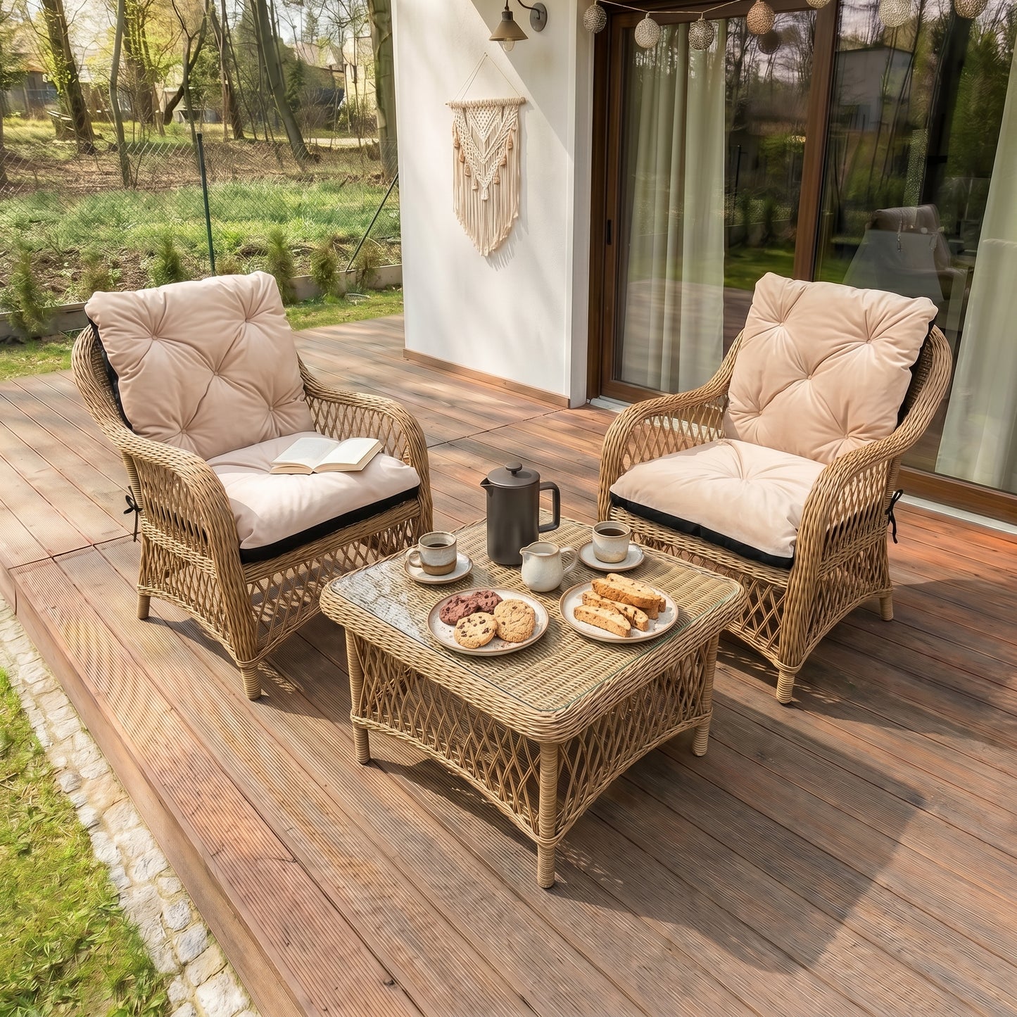 Hochlehner/Niedriglehner Auflagen, Gartenstuhlauflagen