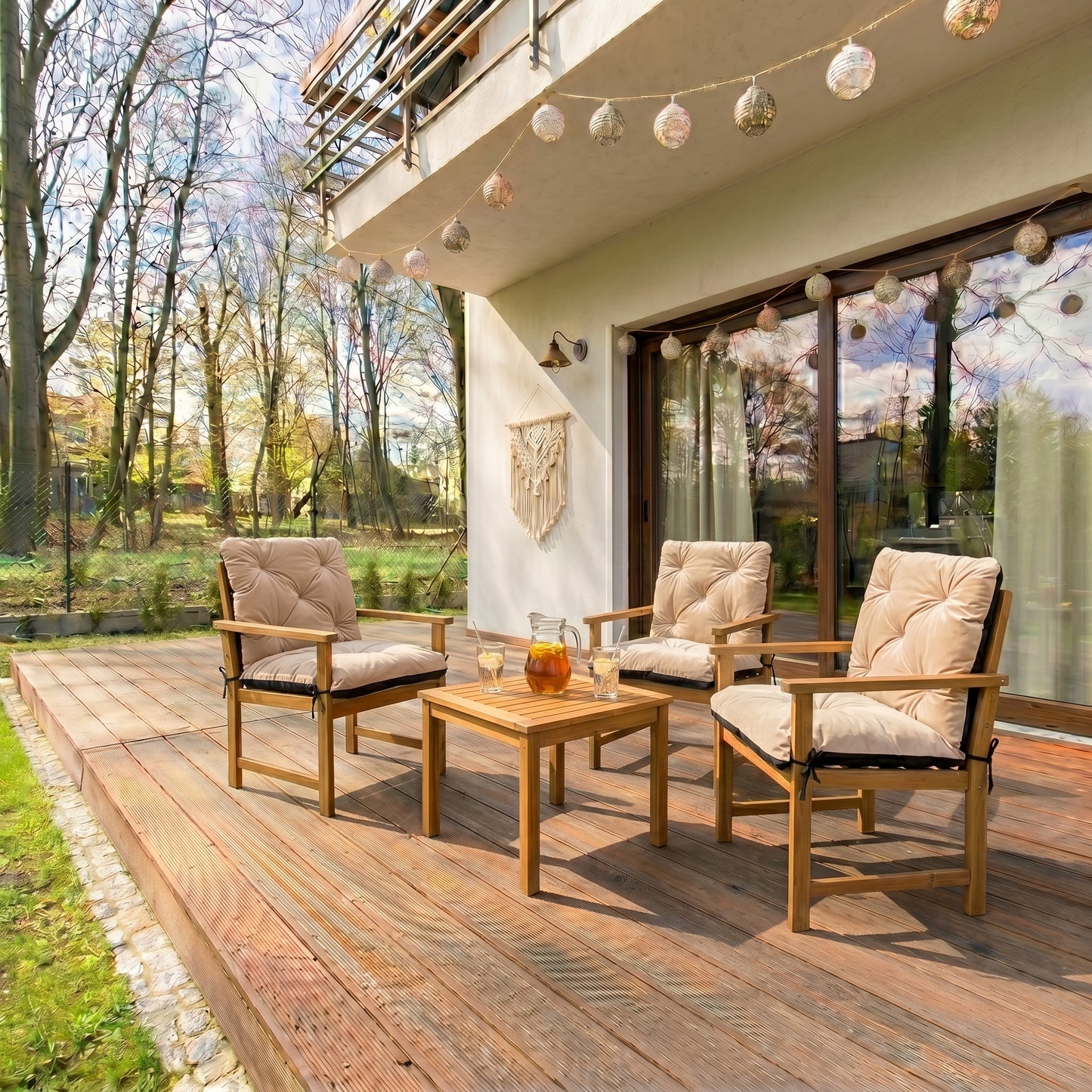 Hochlehner/Niedriglehner Auflagen, Gartenstuhlauflagen