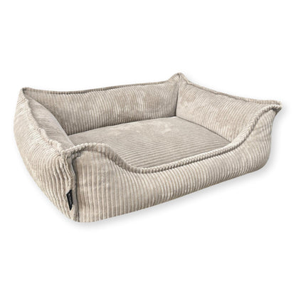 HUGO Orthopädisches Hundebett aus Cord PREMIUM-LINE