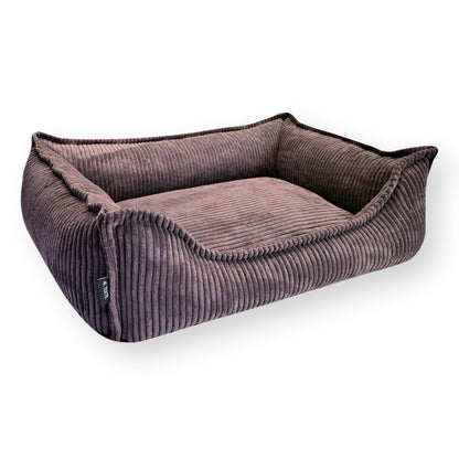 HUGO Orthopädisches Hundebett aus Cord PREMIUM-LINE