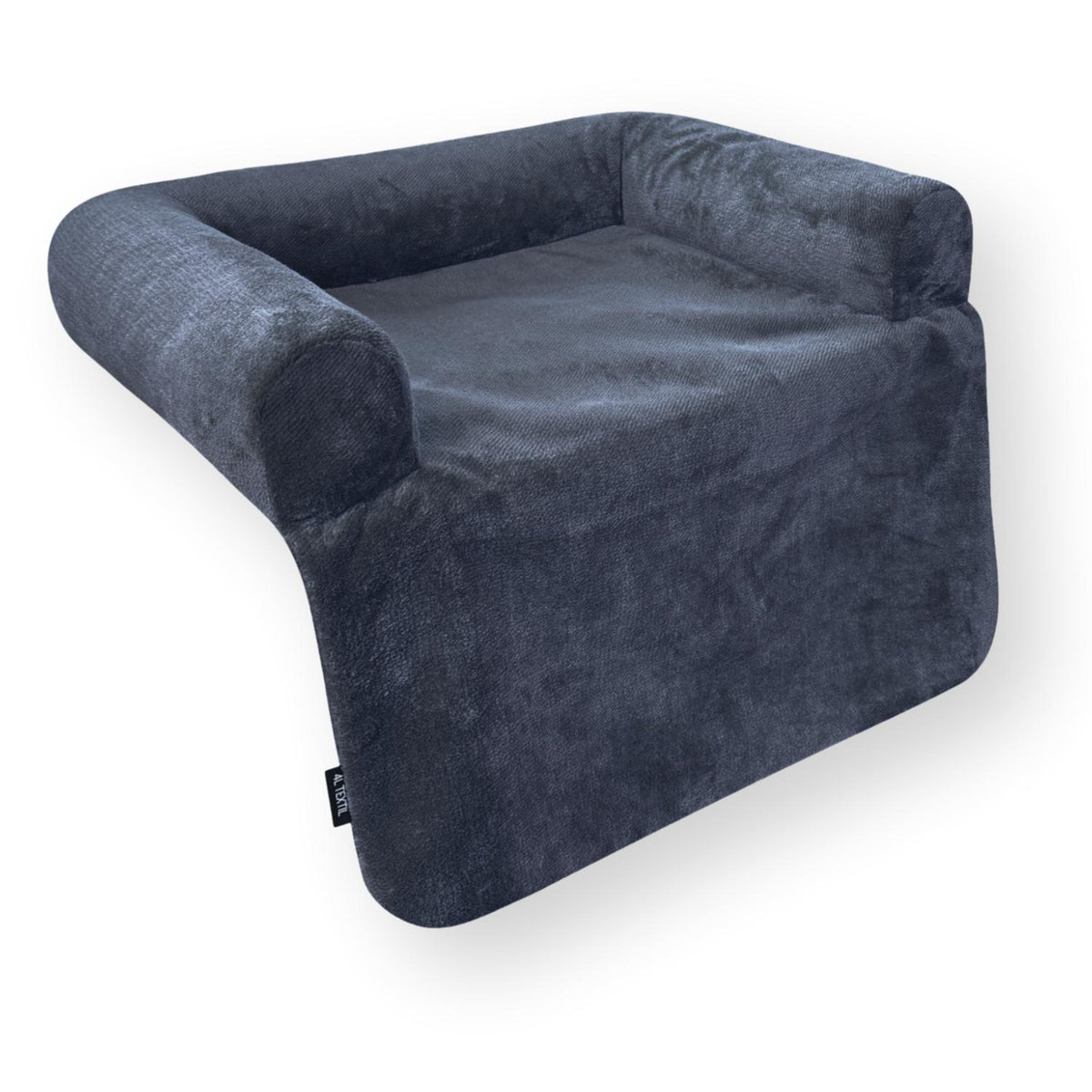 LARA Hundebett für das Sofa in Dunkelgrau