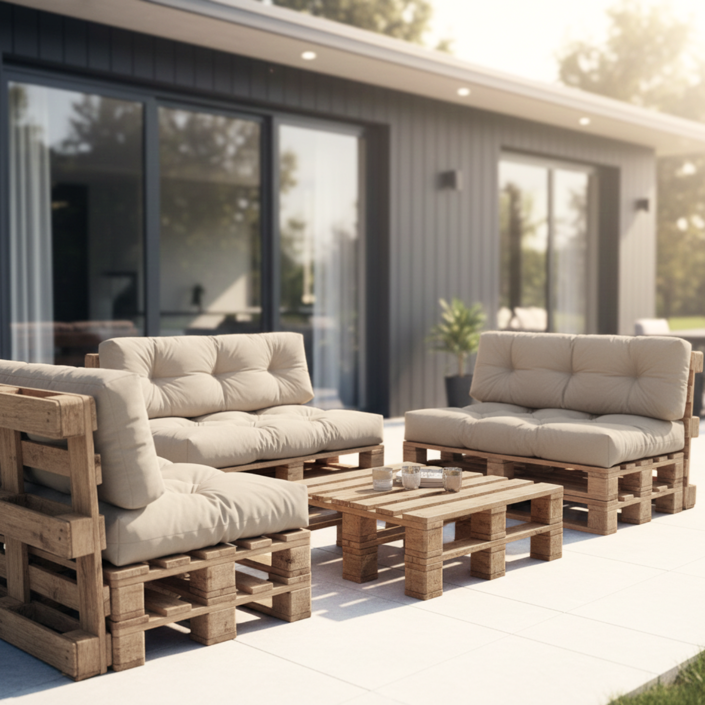 PREMIUM Palettenkissen/Palettenauflagen UV-beständig wetterfest