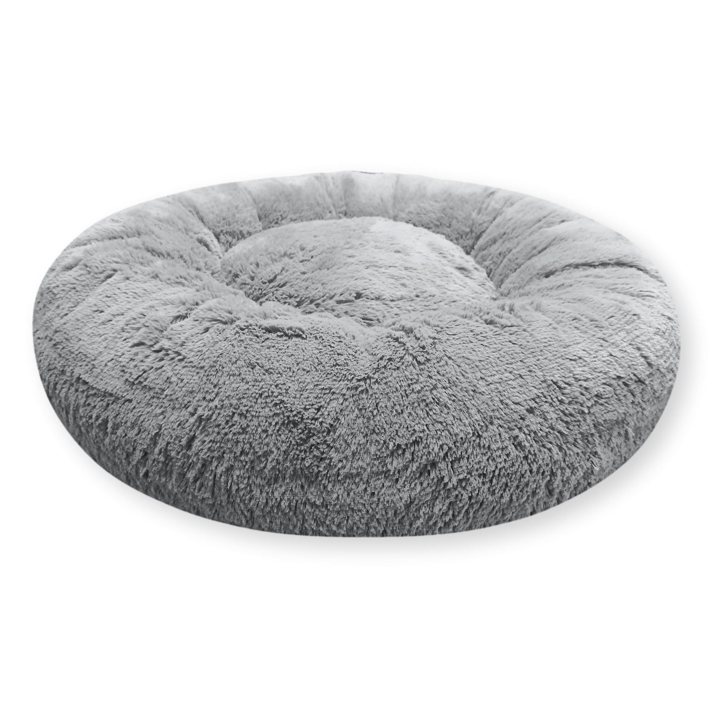 FUZZY Kuscheliges Hundebett Donut Grau